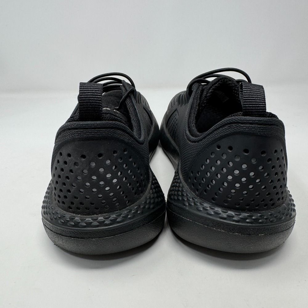 Crocs LiteRide Pacer Shoes Black 206011 Athletic Sneakers Kids Size J5 - Picture 8 of 12